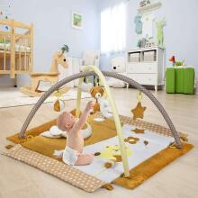 Zoogi Playmat Bear Art.40249 Brown  Развивающий коврик  с игрушками