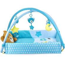 Zoogi Playmat Bear Art.40256 Blue  attīstošais paklājiņš ar mantiņam