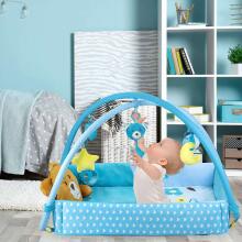 Zoogi Playmat Bear Art.40256 Blue  attīstošais paklājiņš ar mantiņam