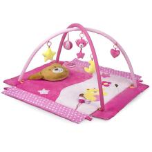 Zoogi Playmat Bear Art.40263 Pink  Развивающий коврик  с игрушками