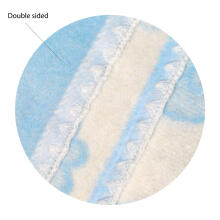 UR Kids Blanket Cotton  Art.141497 Sheep Light Blue  Dabīgas kokvilnas pleds/sega bērniem 100x140cm