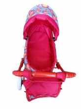Atix Doll Stroller Beatka Art.141503 Mix  Кукольная коляска с сумкой