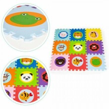 I-Toys Puzzle Art.A-3295  Bērnu daudzfunkcionālais grīdas paklājs puzle no 10 elementiem