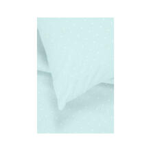 Kids Bedding Set Art.G02454 Polka Dots Blue Kokvilnas gultas veļas komplekts no 3 daļam 100x140 (+5сm)