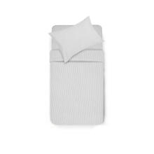 Kids Bedding Set Art.G02454 Classic Stripes Grey  Хлопковое постельное белье  из 3-х частей 100x140 (+5см)