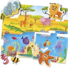 Carotina Baby Puzzle 3D Art.92536 Развивающая игра/пазл