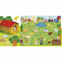 Carotina Baby Puzzle 3D Happy Farm Art.92567  žaidimo atminties kūrimas