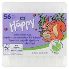 Bella Baby Happy Art.141655 Ватные палочки с ограничителем, 56+8шт.