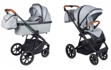 Muuvo Quick 3.0 Art.141658 Grey Lush Bērnu rati(ratiņi) 2 vienā
