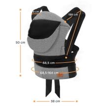KinderKraft Adoree rt.KNADOR00GRY0000 Bērnu ķengursoma 2 vienā ( 3,5 līdz 20kg)