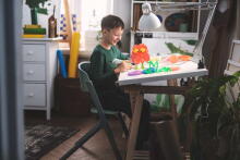 KinderKraft Livy Art.KHLIVY00PNK0000 Pink стульчик для кормления