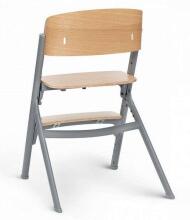 KinderKraft Livy Art.KHLIVY00WOD0000 Beige bērnu barošanas krēsliņš