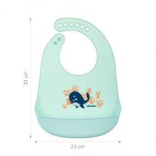 Akuku Silicone Bib Art.A0505 Priekšautiņš silikona ar kabatiņu