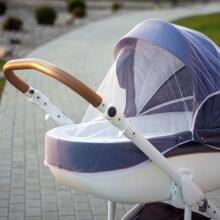 Akuku Mosquito Net Art.A0445 White  moskītu tīkls bērnu ratiem