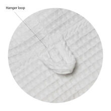La Bebe™ NO Poncho Towel Art.141918 White Пляжное полотенце-пончо  с капюшоном 110x140 cm