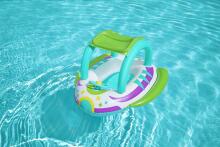 BESTWAY Space Splash bērnu laiva ar aizsardzību pret sauli, 1,07 m x 1,12 m, 34149