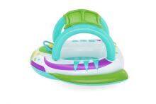 BESTWAY Space Splash bērnu laiva ar aizsardzību pret sauli, 1,07 m x 1,12 m, 34149