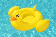 BESTWAY Funspeakers Duck Baby laiva  ar skaņu, 1,02 m x 0,99 m, 34151