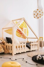 Adeko Furniture Yoko Art.70160 Детская кроватка/домик из натуральной сосны 160x70см