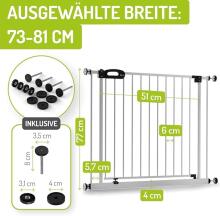 Bomi Merle  Safety Gate Art.142035 White  Drošības Vārti