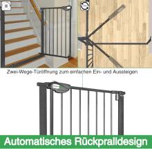 Naizy N Stop Safety Gate Art.142038 Black Ворота безопасности