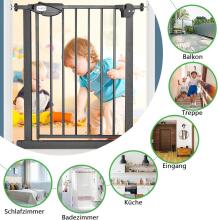 Naizy N Stop Safety Gate Art.142038 Black Ворота безопасности