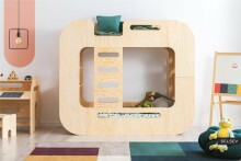 Adeko Furniture Mundo Art.142090 Детская кроватка/домик из натуральной сосны 140x70см