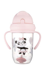 CANPOL BABIES EXOTIC ANIMALS Art.56/606 Pink обучающая кружка 6м+, 270мл