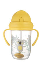 CANPOL BABIES EXOTIC ANIMALS Art.56/606 Обучающая поилка желтая 6м+, 270мл