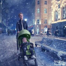 Leclerc Baby MF Plus Art.LEC25974 Green Bērnu pastaigu rati/ratiņi