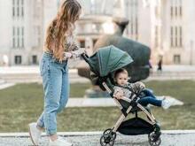 Leclerc Baby Influencer Art.LSCUK58152 Sand Chocolate Bērnu pastaigu rati/ratiņi