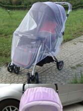 Bebe Basic ™ Mosquito  Art.KX7851 White  moskītu tīkls bērnu ratiem un gultiņām