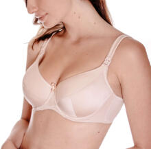 La bebe™ Nursing Bra Hanna Art.142427 Ivory Rose Мягкий бюстгальтер для кормления