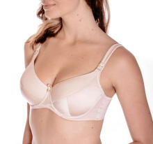 La bebe™ Nursing Bra Hanna Art.142427 Ivory Rose Мягкий бюстгальтер для кормления