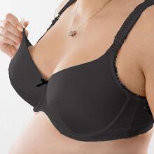 La bebe™ Nursing Bra Hanna Art.142428 Black Nursing Bra