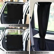 La bebe™ Sun Shades  Art.142433 Black Saules aizkari, aizsargs automašīnā 70 x 52 , 1gb (universāli automašinas saules sargi)