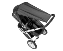 La bebe™ Visor Art.142530 Vanile Universālais saules sargs (aizsargs) bērnu ratiem un autokrēsliem +DĀVANĀ funkcionālā somiņa no ūdens atgrūdošā auduma