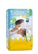 Tidoo Nature Newborn Art.142567  Ekoloģiskās autiņbiksītes S izmērs 3-6 kg, 58 gab