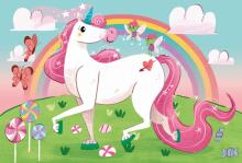 Clementoni Puzzle Unicorn Art.27109 Пазл Единорог,104 шт.