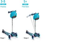 Smart Trike T- Scooter T3 Blue Art.STT3S2000801 Трехколесный самокат