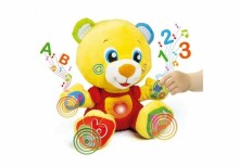 „Clementoni Talking Bear Art.60171“ interaktyvus žaislas „Smart Bear“ (LV / EST / RU / LT) („Fisher Price Smart Puppy“ analogas)