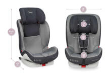 Momi SafetyLux Art.FOSA00012 Blue  Детское автокресло 9-36 кг
