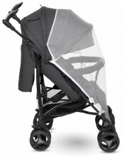 Lionelo Irma Art.142836 Black/Dark Grey   sportinių skėčių tipo vežimėlis