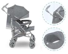 Lionelo Irma Art.142837 Grey/Dark Grey   Детская Спортивная коляска - трость