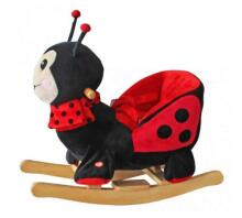Caretero Rocking Ladybird Chair Art.142930 Mīksts šūpuļzirdziņš ar muguriņas atbalstu (Šupuļzirgs)