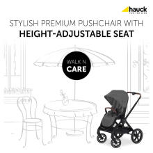HAUCK ratiņi WALK N CARE, Dark Grey, 165379