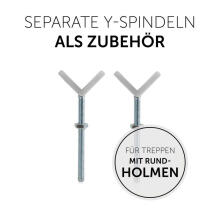 HAUCK drošības vārti priekš kāpnēm AUTOCLOSE, 75-80 cm, white, 597439