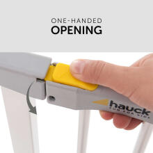 HAUCK drošības vārti priekš kāpnēm AUTOCLOSE 'n STOP 2, 75-80 cm, white, 59734