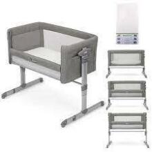 Joie Roomie Art.243991  Glide Almond Кроватка для комфортного совместного сна 2 в 1