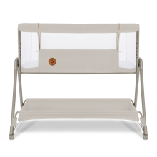 Lionelo Luna Art.143037 Beige Sand Bērnu gultiņa/šūpulītis  2 in 1